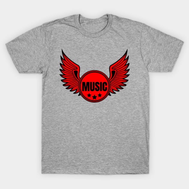Music wing T-Shirt by RELAXSHOPART